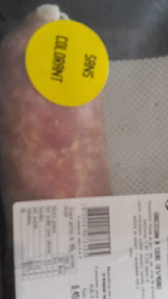 Saucisson à cuire