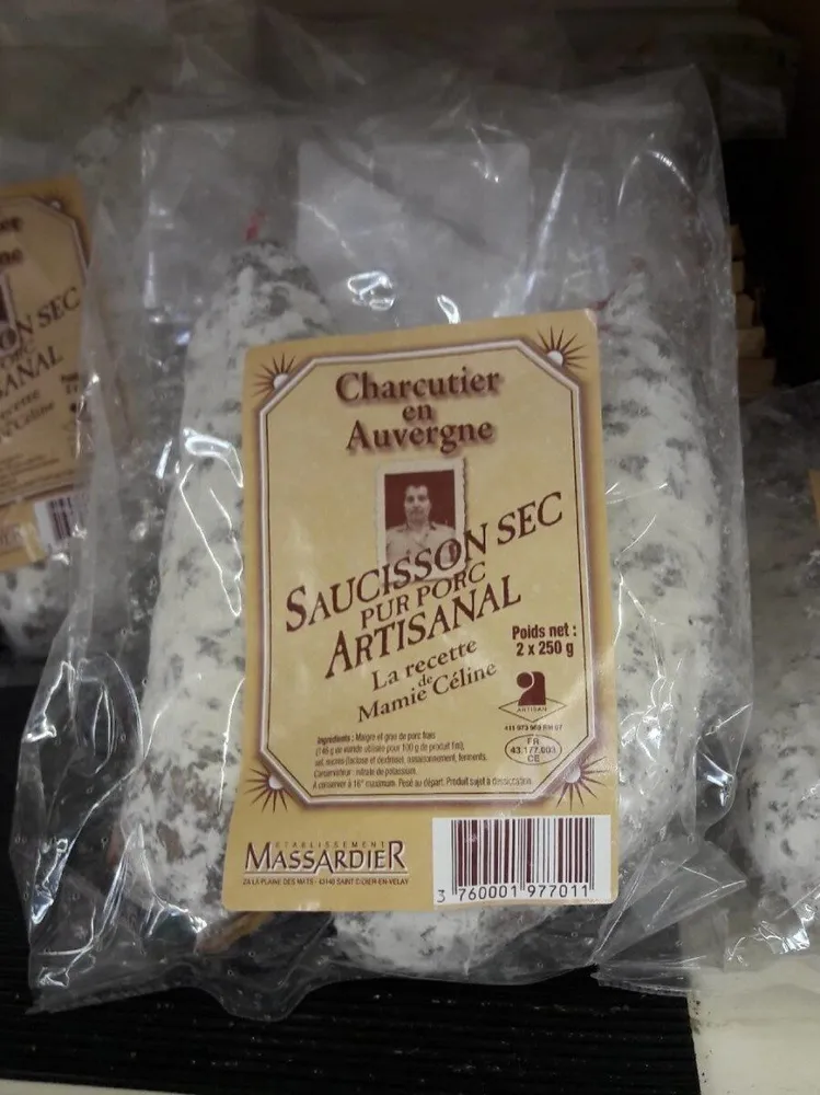 Saucisson Sec Pur Porc Artisanal