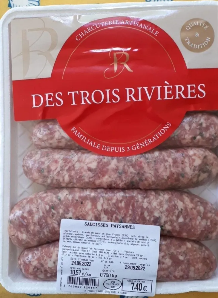 saucisses paysannes