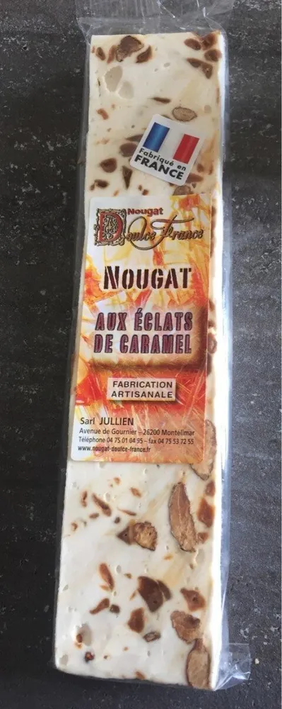 Nougat aux eclats de caramel