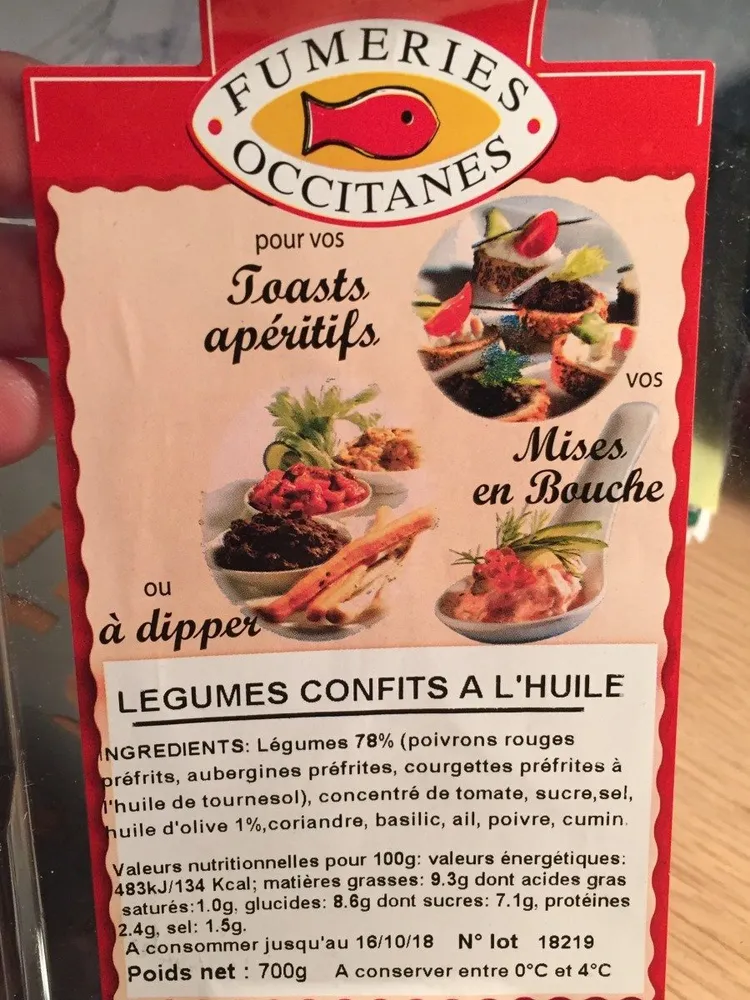 Legumes confits a l'huile
