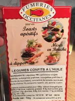 Legumes confits a l'huile