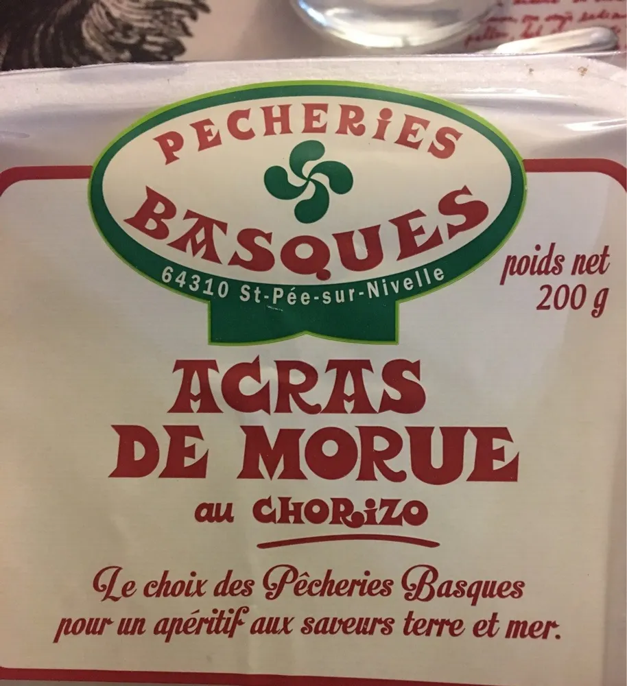 Acras de morue au chorizo
