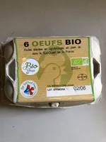 6 Œufs Frais Bio