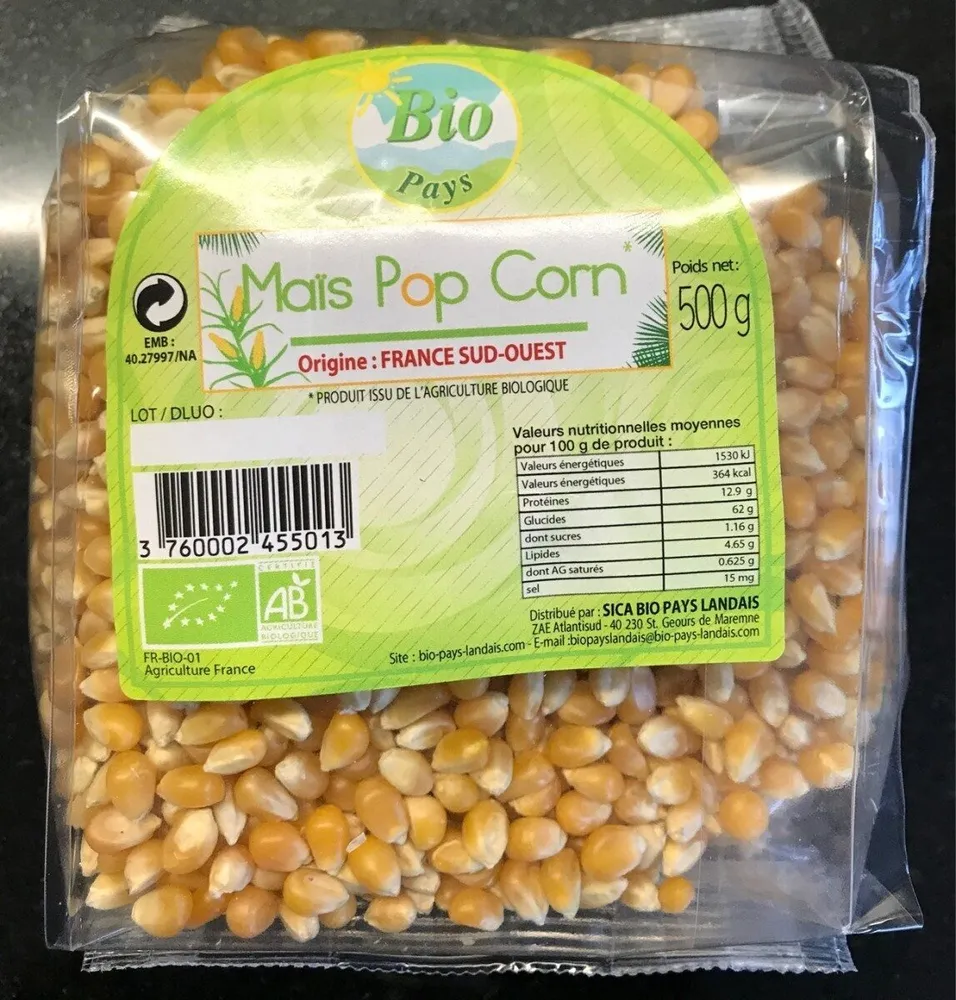 Maïs pop corn