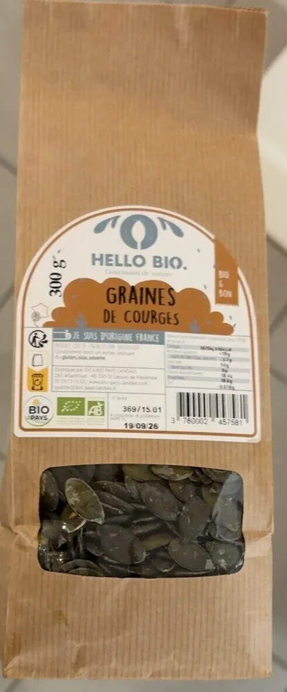 Graine de courges bio