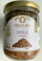 Lentilles cuisinées