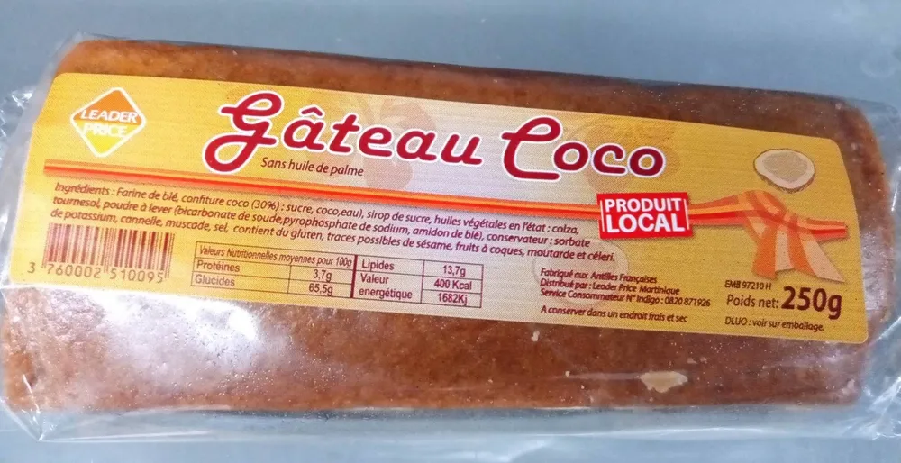 Gâteau coco