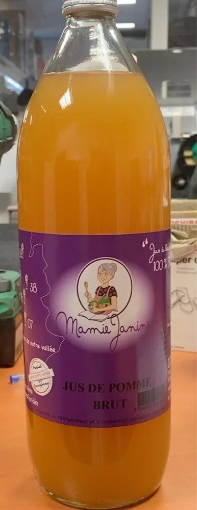 Jus de pomme brut