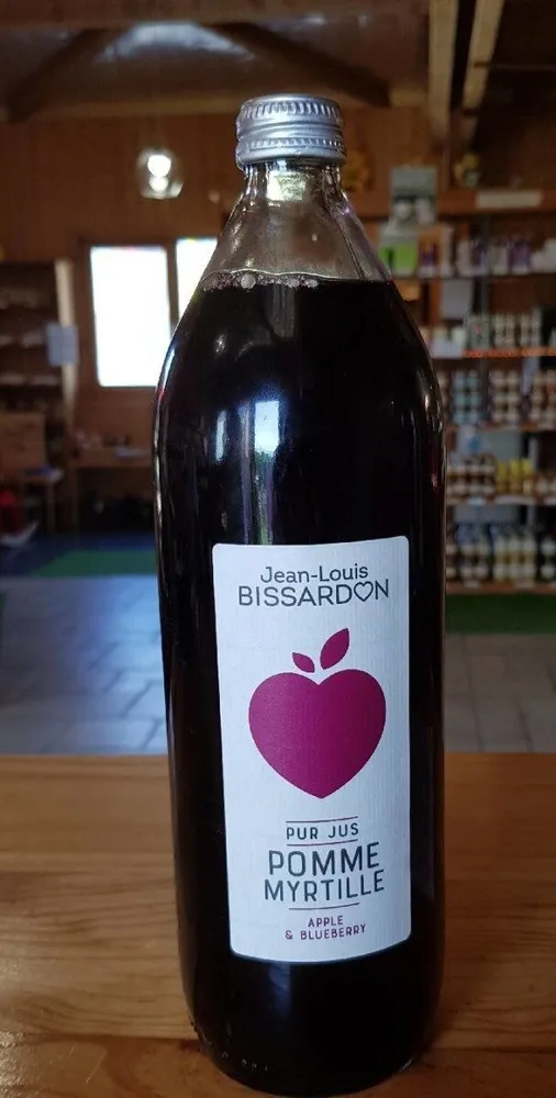 Pur jus pomme myrtille
