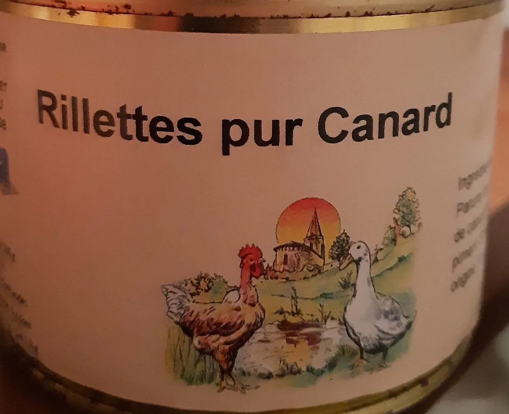 rillettes pur canard