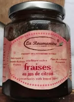 Confiture extra fraise au jus de citron
