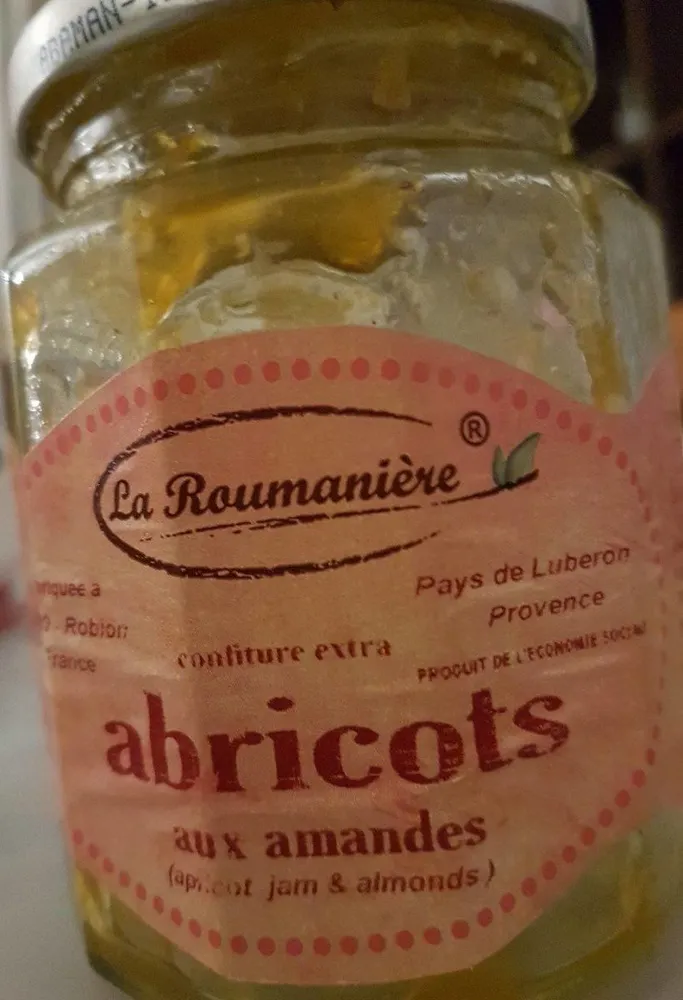 Confiture extra abricot aux amandes