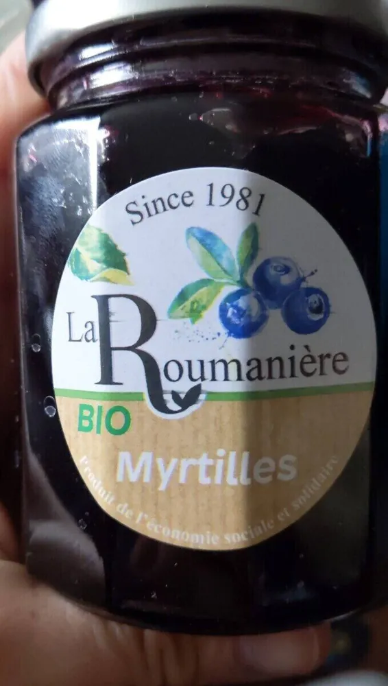 Confiture Bio Myrtilles