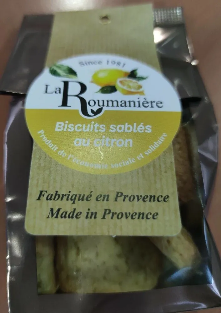 Biscuits sablés au citron