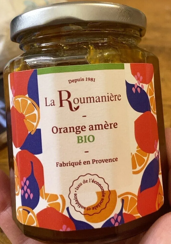 CONFITURE ORANGE AMÈRE BIO