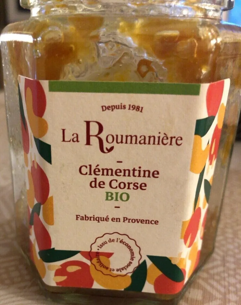 Confiture Clémentine de Corse Bio