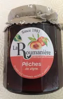 Confiture extra aux pêches de vigne