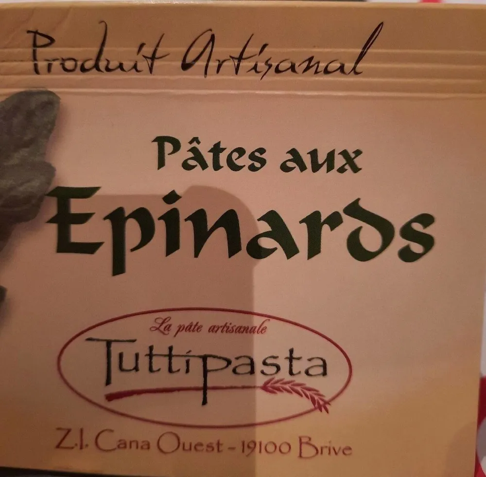 Pates aux épinards