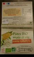 Pâtes BIO maïs et riz sans Gluten