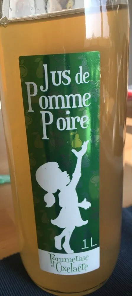 Jus de pomme poire