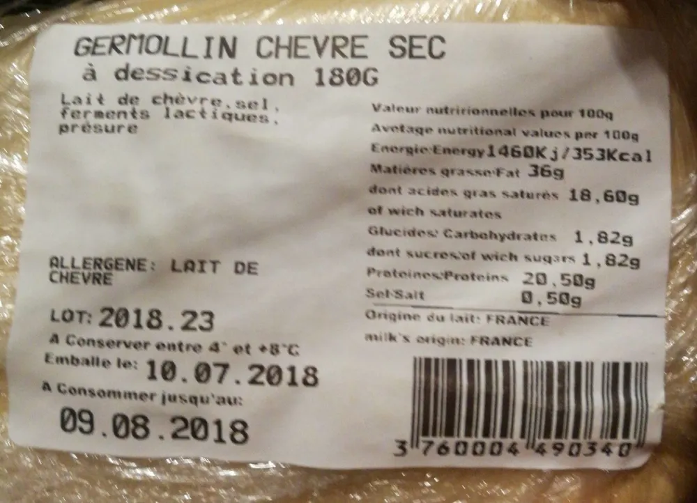 Germollin Chèvre Sec