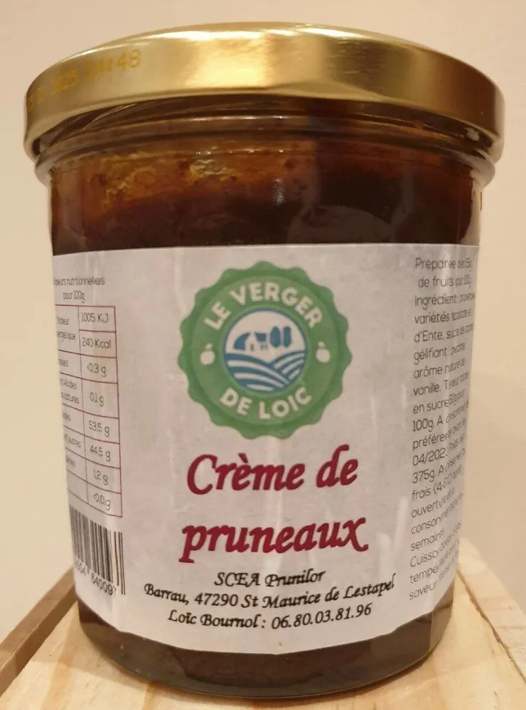 Crème de pruneaux