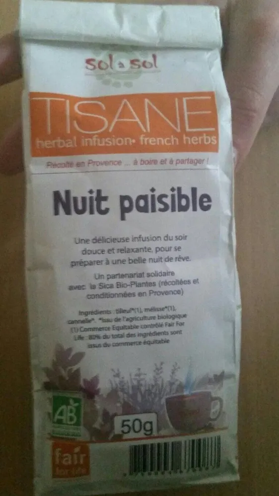 Tisane nuit paisible