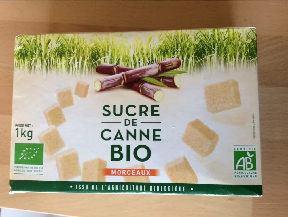 SUCRE CANNE ROUX MORCEAU