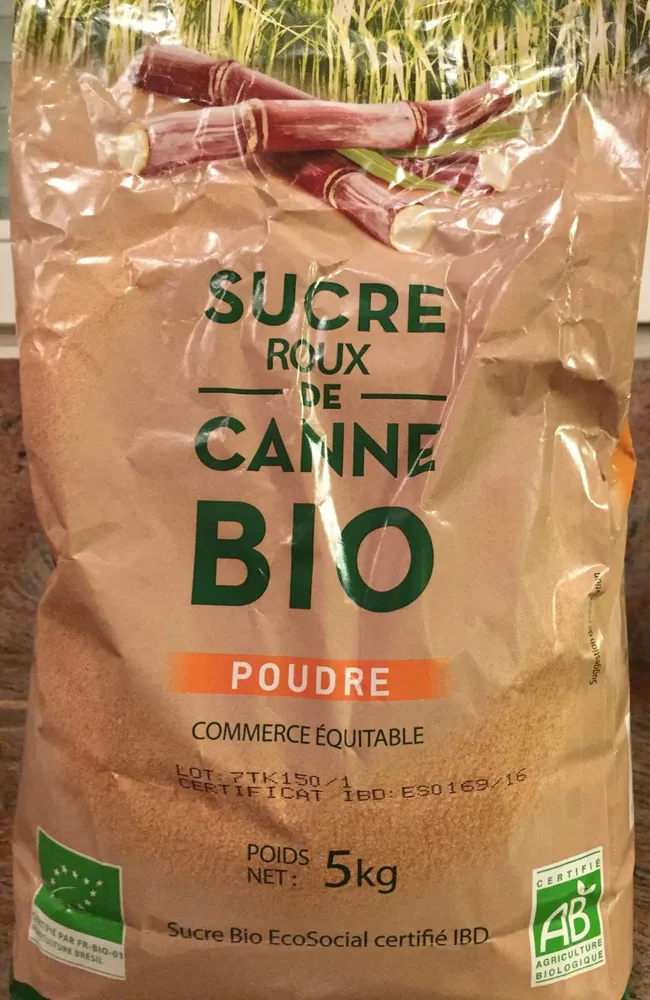 Sucre Roux de Canne Bio
