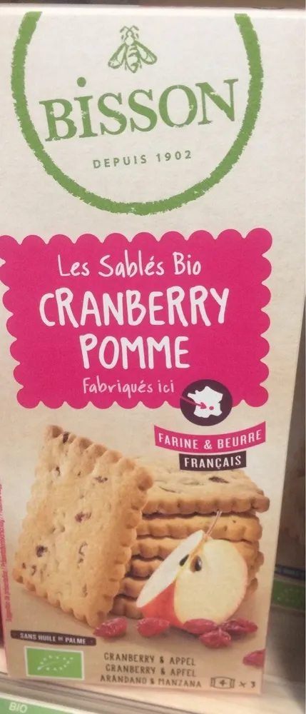 Les Sables Bio Cranberry / Pomme