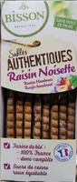 Les sablés authentiques raisin noisette