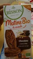Matins bio 4 céréales chocolat