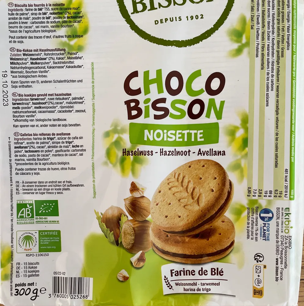 Choco Bisson Noisette