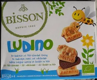 Ludino - Biscuits bio nappés de chocolat au lait