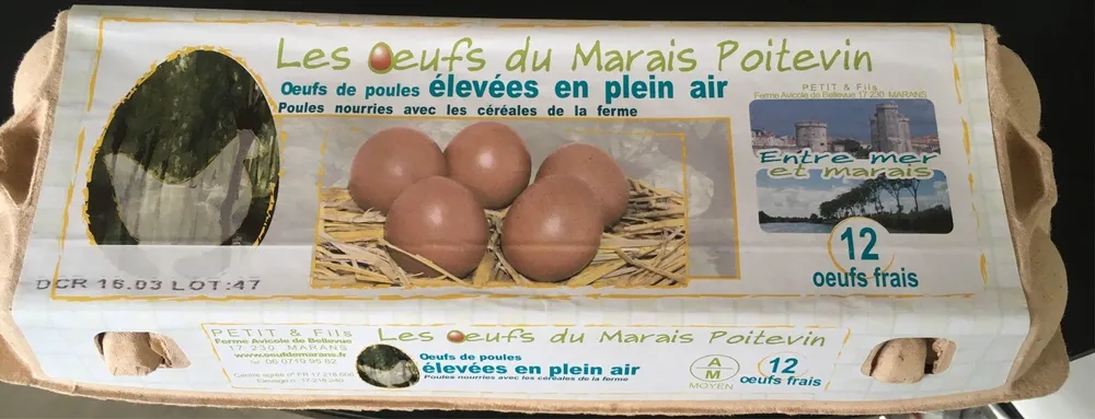 Les oeufs du marais poitevin