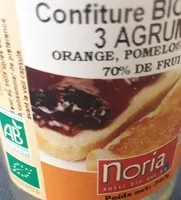 Confiture BIO Allégée 3 AGRUMES