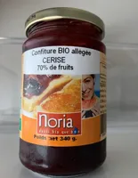 Confiture BIO allegee cerise