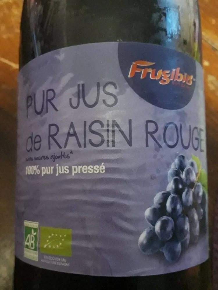 Pur jus de raisin rouge