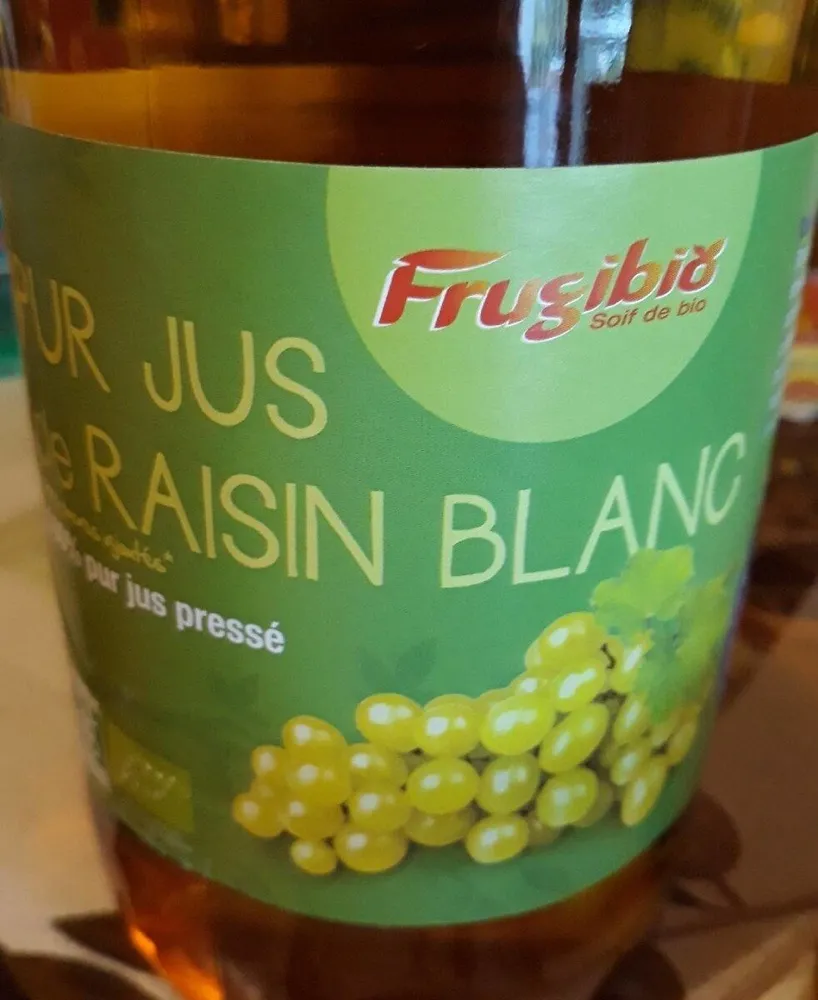 Pur jus de raisin blanc