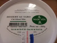 Dessert au taro