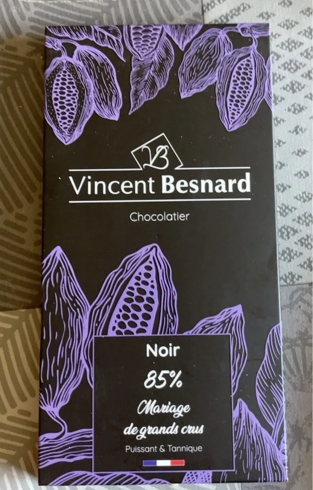 Noir 85% mariage de grands crus