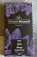 Noir 85% mariage de grands crus