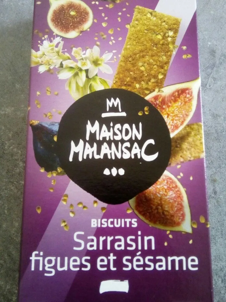 Biscuit sarrasin, figues et sésame