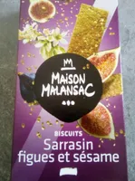 Biscuit sarrasin, figues et sésame