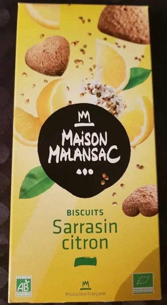 Biscuits sarrasin citron
