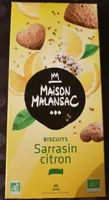 Biscuits sarrasin citron