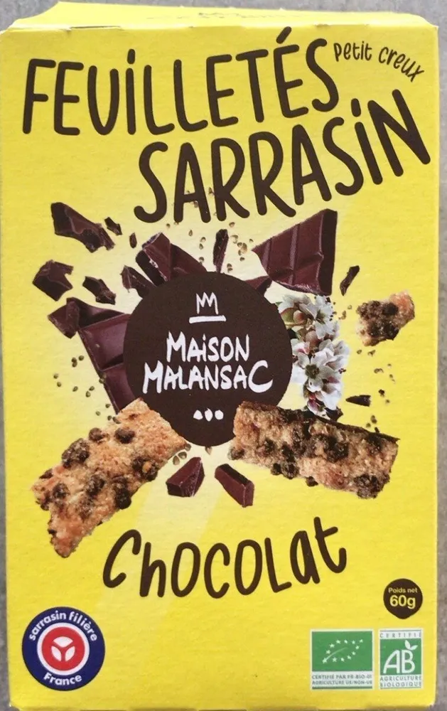 Feuilletés sarrasin chocolat