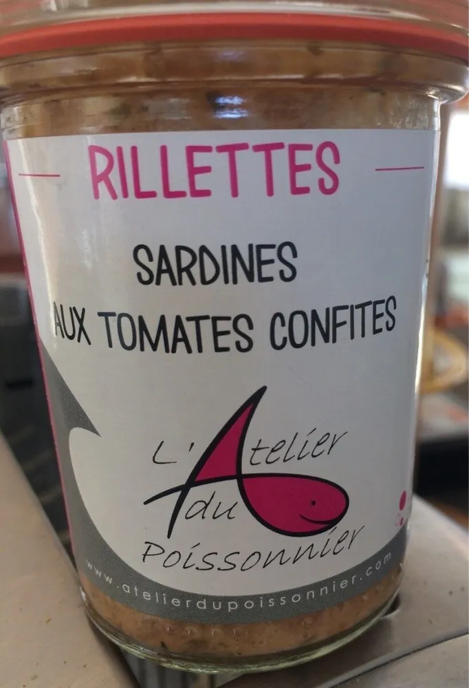 Rillettes sardines tomates confites