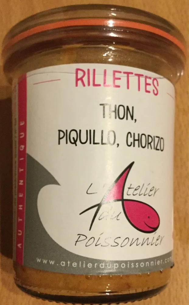 Rillettes thon,piquillo,chorizo